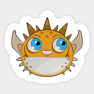 Fugu smile Sticker